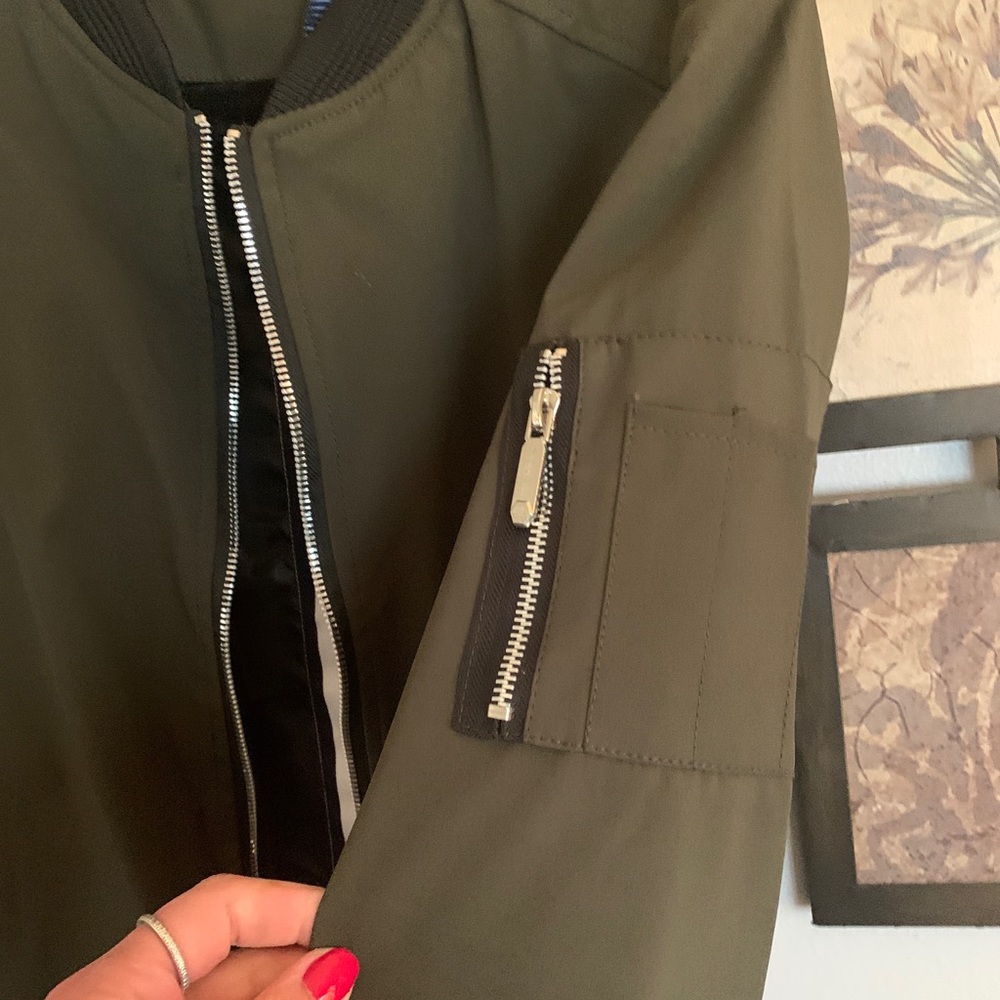 New!๐ฅ zip Slim Fit Lightweight Softshell Flight Bomber Jacket Coat - Picture 3 of 11